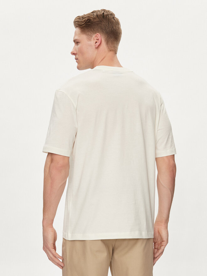 HUGO HUGO Camiseta Nune 50515317 Écru Regular Fit