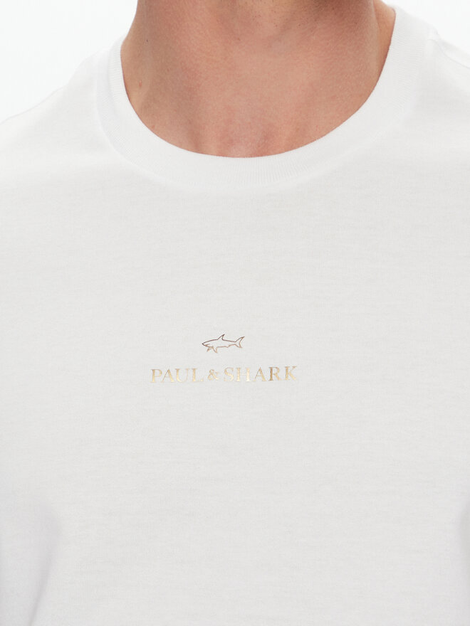 Paul&Shark Paul&Shark T-Shirt C0P1240 Λευκό Regular Fit