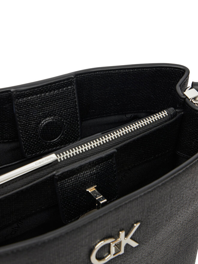 Calvin Klein Borsetta Calvin Klein Ck Bucket Bag_Tex K60K613179 Nero