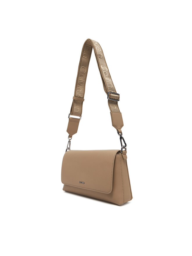 Calvin Klein Borsetta Calvin Klein Ck Must Convertible Shoulder Bag K60K612902 Beige