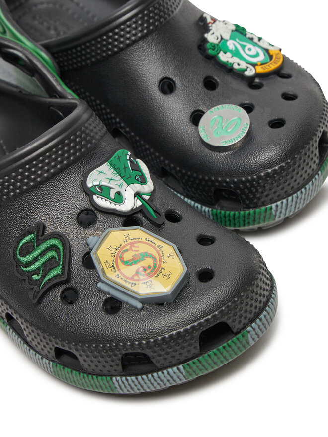 Crocs Pantoletten Crocs Harry Potter Classic Slytherin Clog K 210542 Schwarz