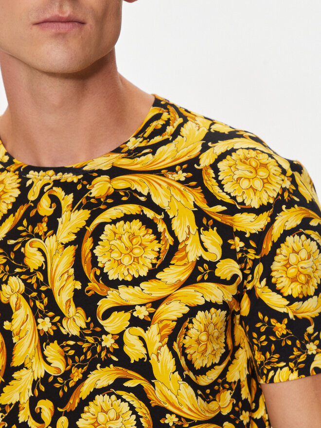 Versace Versace Camiseta 1000959 1A11188 Amarillo Regular Fit