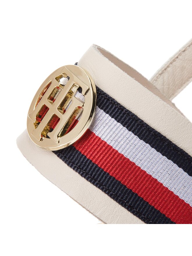 Basut s Tommy Hilfiger Corporate Ribbon Flat Sandal FW0FW02811 Sm lio eavalyne.lt