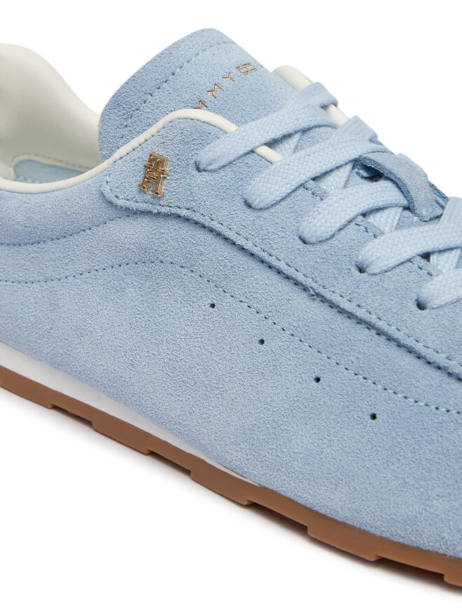 Tommy Hilfiger Sneakers Tommy Hilfiger Th Bella Low Runner Suede FW0FW09189 Himmelblau