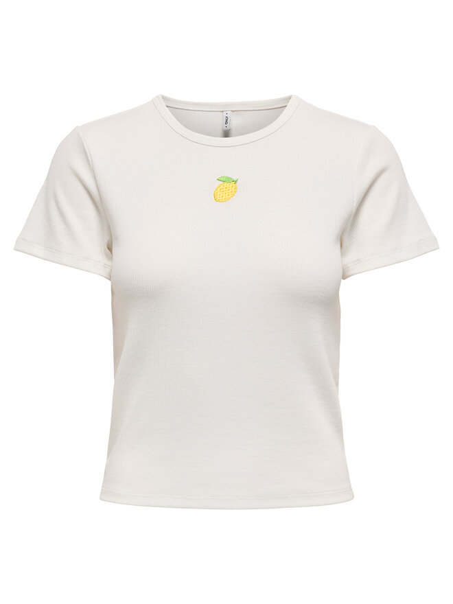 ONLY ONLY T-Shirt Daniella 15350554 Weiß Slim Fit