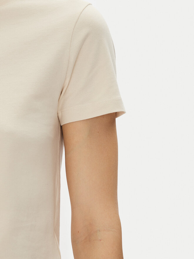 Calvin Klein Jeans Calvin Klein Jeans Camiseta Monologo Baby Tee J20J223113 Beis Slim Fit