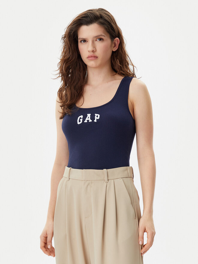 Gap Gap Felső 585421-00 Sötétkék Slim Fit