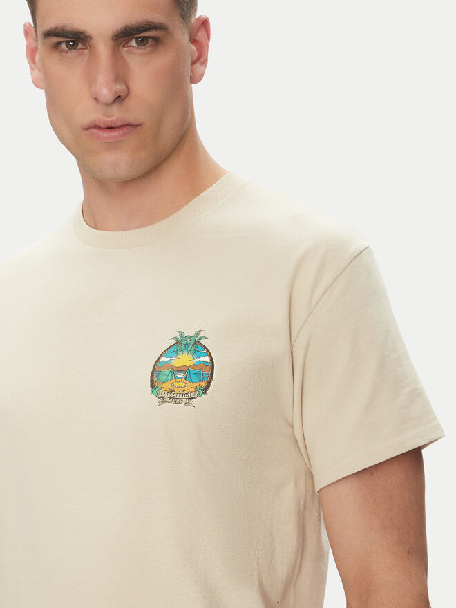 Etnies Etnies Camiseta Camp Vibes 4130003782 Beis Regular Fit