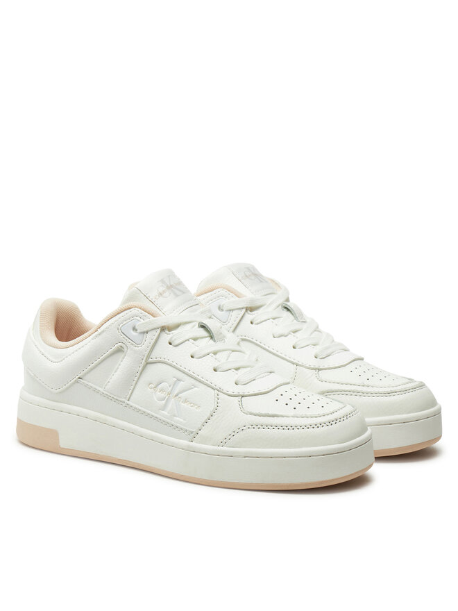 Calvin Klein Jeans Sneakers Calvin Klein Jeans Basket Cupsole Low Mix YW0YW01650 Alb
