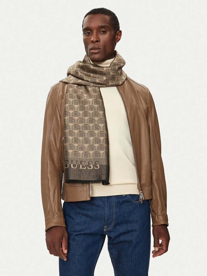 Guess Szalik Guess AM9437 POL03 Beżowy