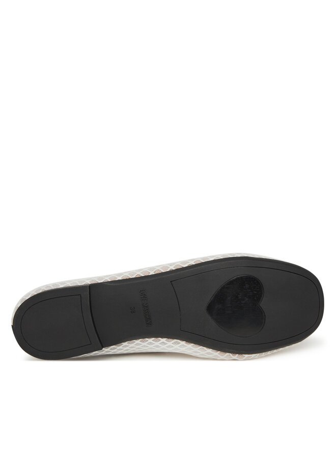 LOVE MOSCHINO Ballerinas LOVE MOSCHINO JA11051G0MIQ0100 Weiß
