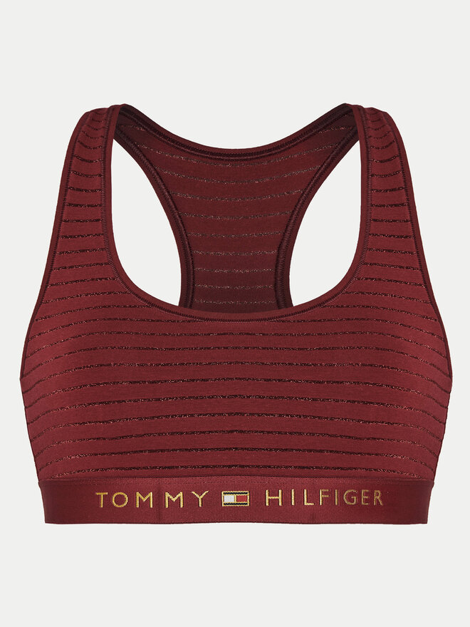 Tommy Hilfiger Tommy Hilfiger Top UW0UW05587 Dunkelrot Slim Fit