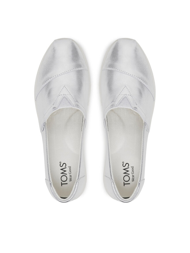 Toms Туфлі Toms Alpargata Plus 10021745 Срібний