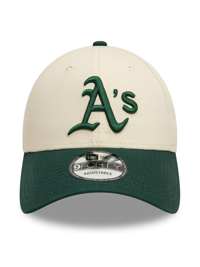 New Era Kšiltovka New Era Colour Block 9FORTY Oakland Athletics 60595214 Béžová