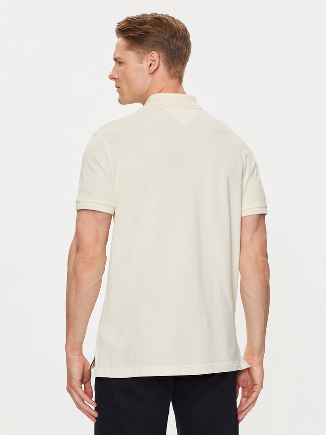 Tommy Hilfiger Tommy Hilfiger Polo marškinėliai Boucle Embro MW0MW34771 Smėlio Regular Fit