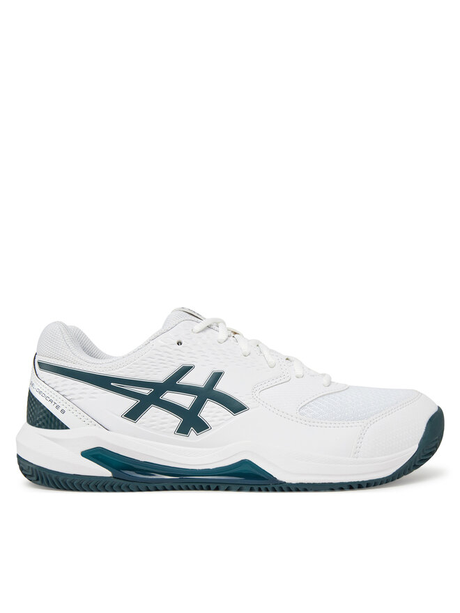 Asics Buty do tenisa Asics Gel-Dedicate 8 Clay 1041A448 Biały