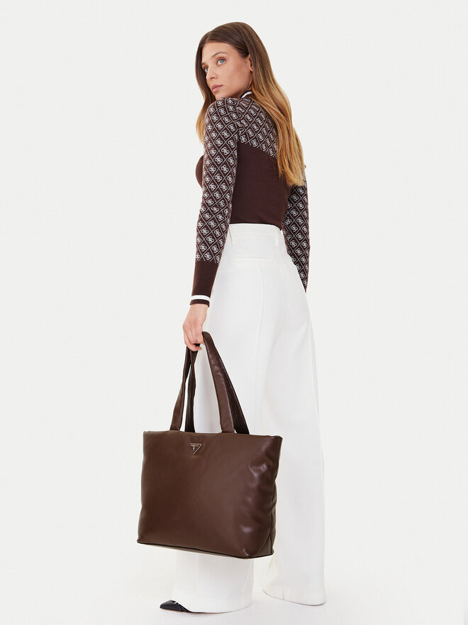 Guess Handtasche Guess Sunetra HWNG75 34230 Braun