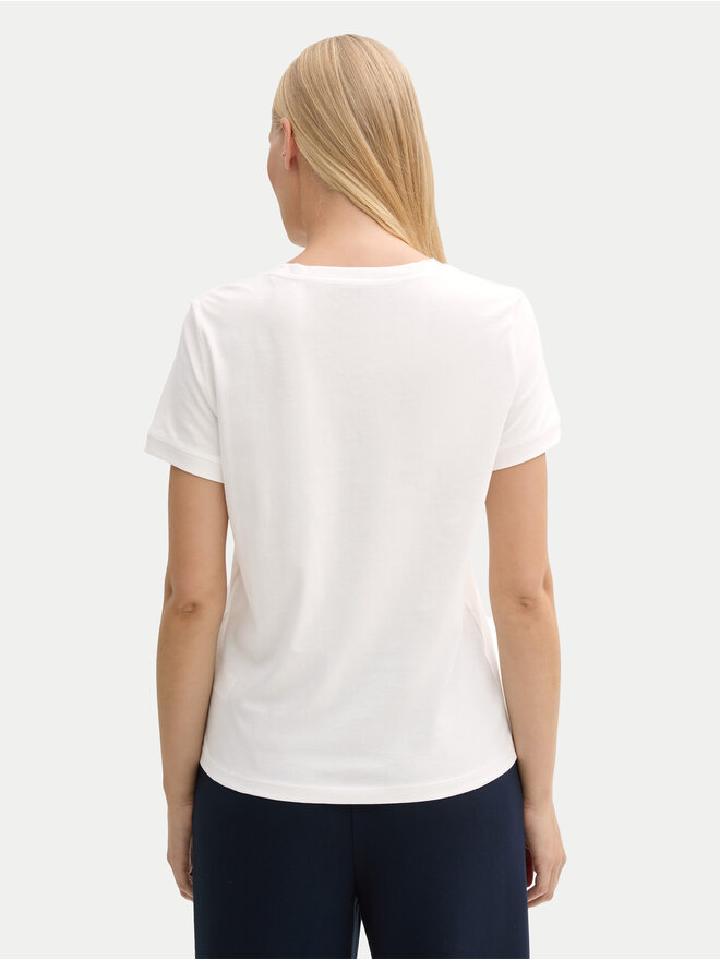 Tom Tailor Tom Tailor Camiseta 1045543 Blanco Regular Fit