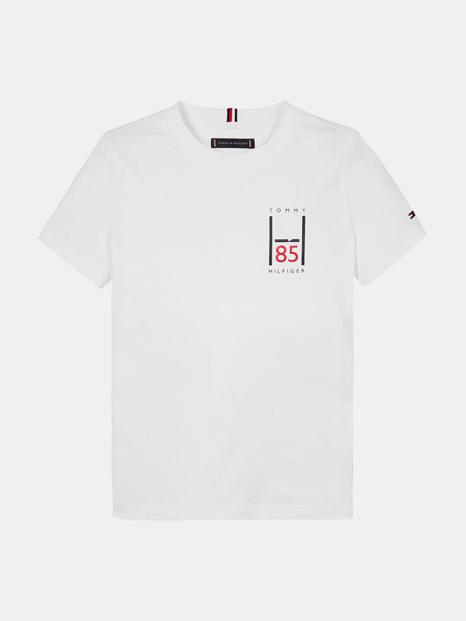 Tommy Hilfiger Tommy Hilfiger Marškinėliai KB0KB09536 D Balta Regular Fit