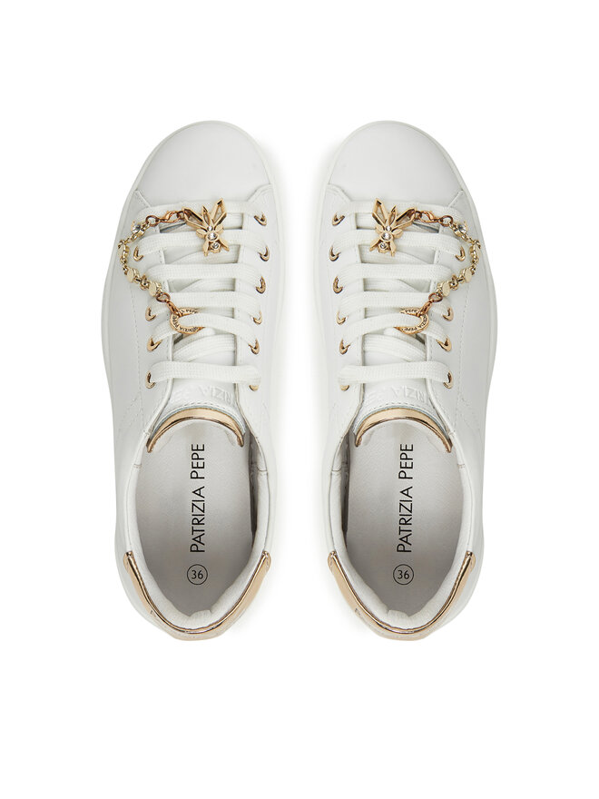 Patrizia Pepe Sneakersy Patrizia Pepe PPJ305 27 Bílá