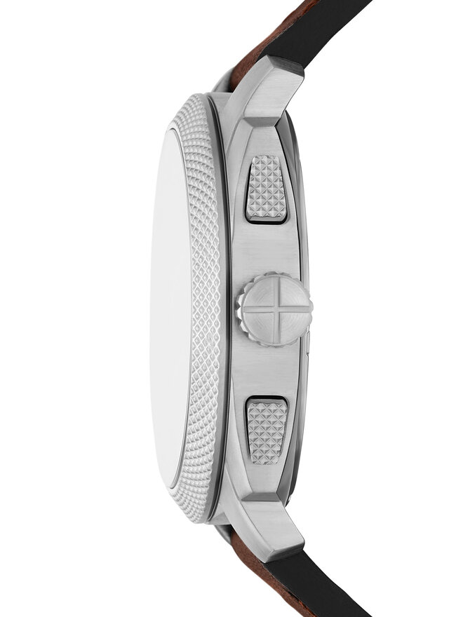 Fossil Hodinky Fossil Machine Chronograph FS6100 Hnědá