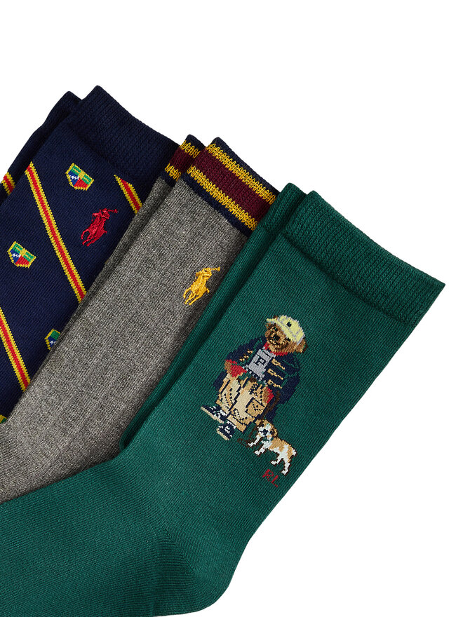 Polo Ralph Lauren Lange Socken Polo Ralph Lauren 444P03160001 Bunt
