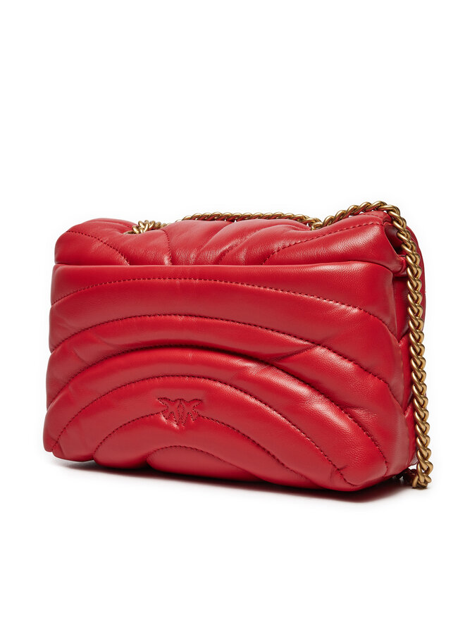 PINKO Ročna torba PINKO Love Puff Mini Cl AI 24-25 PLTT 100039 A1EX Rdeča