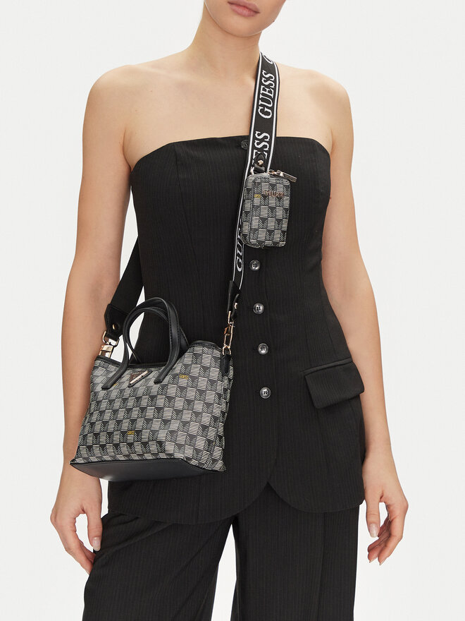 Guess Handtasche Guess HWJT93 44750 Schwarz
