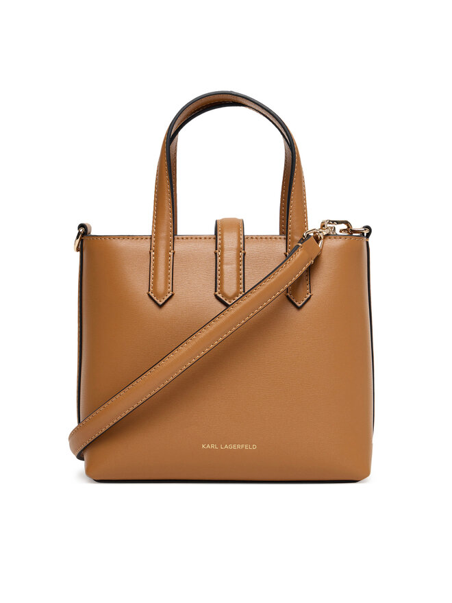 KARL LAGERFELD Ročna torba KARL LAGERFELD A3W30151 Rjava