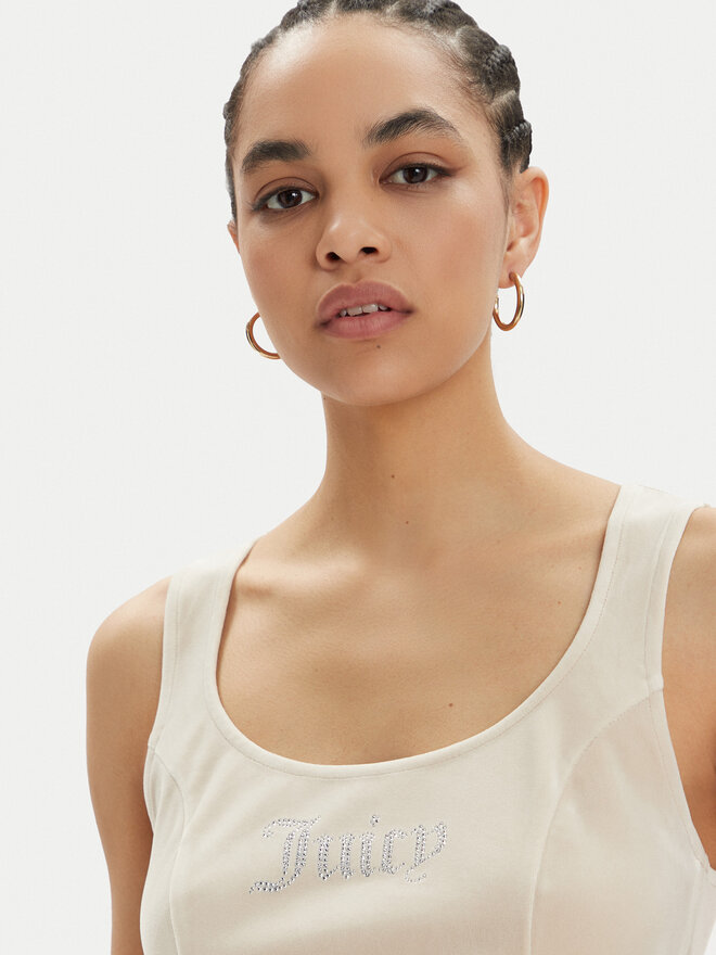 Juicy Couture Juicy Couture Top Camina JCWCT23305 Beige Slim Fit