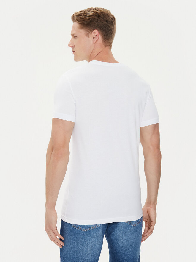 Calvin Klein Jeans Calvin Klein Jeans Camiseta Outline Monologo J30J325678 Blanco Slim Fit