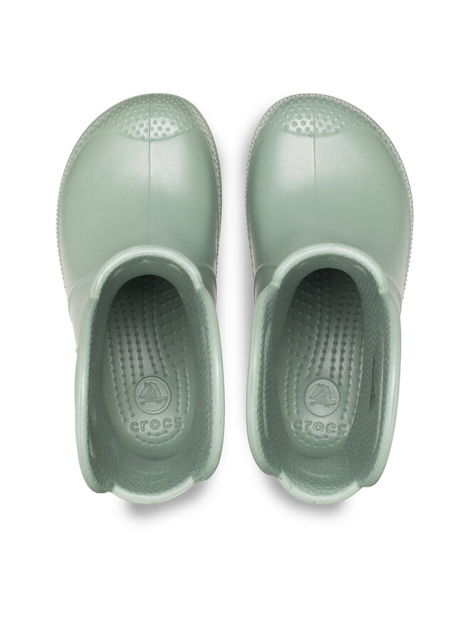Crocs Cizme de cauciuc Crocs Handle Rain Boot Kids 12803 Verde