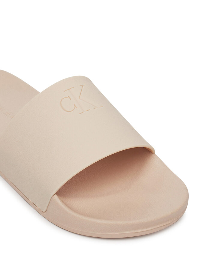 Calvin Klein Jeans Pantoletten Calvin Klein Jeans Slide Monogram Tpu YW0YW01715 Rosa