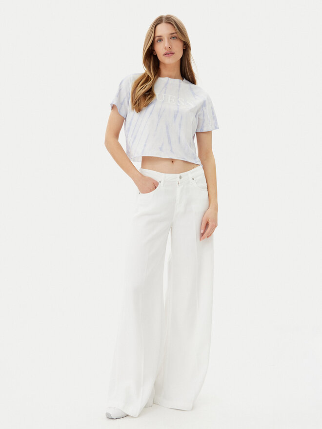 Guess Guess Marškinėliai V5GI19 I3Z14 Violetinė Regular Fit