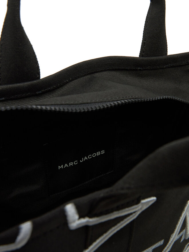 Marc Jacobs Handtasche Marc Jacobs The Star Logo Medium Tote 2R4HTT018H03 Schwarz