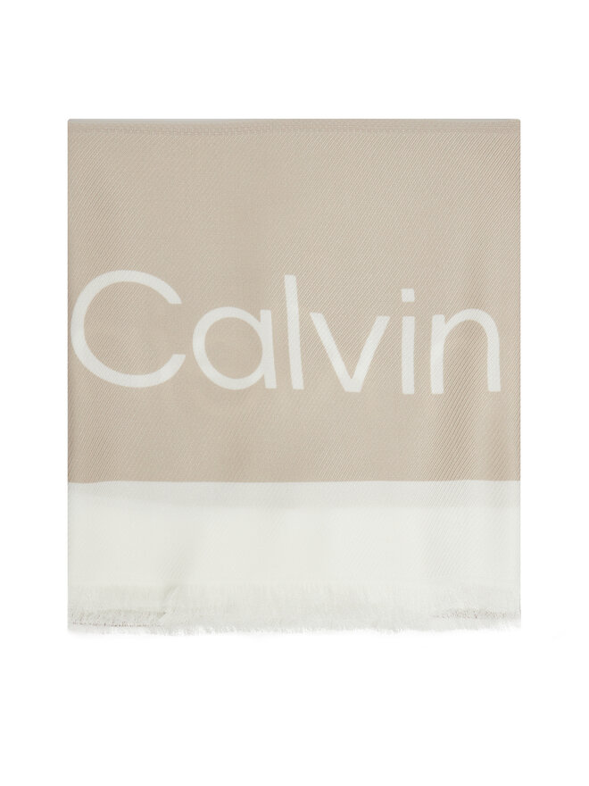 Calvin Klein Πασμίνα Calvin Klein Bold Logo LV04F8052G Μπεζ