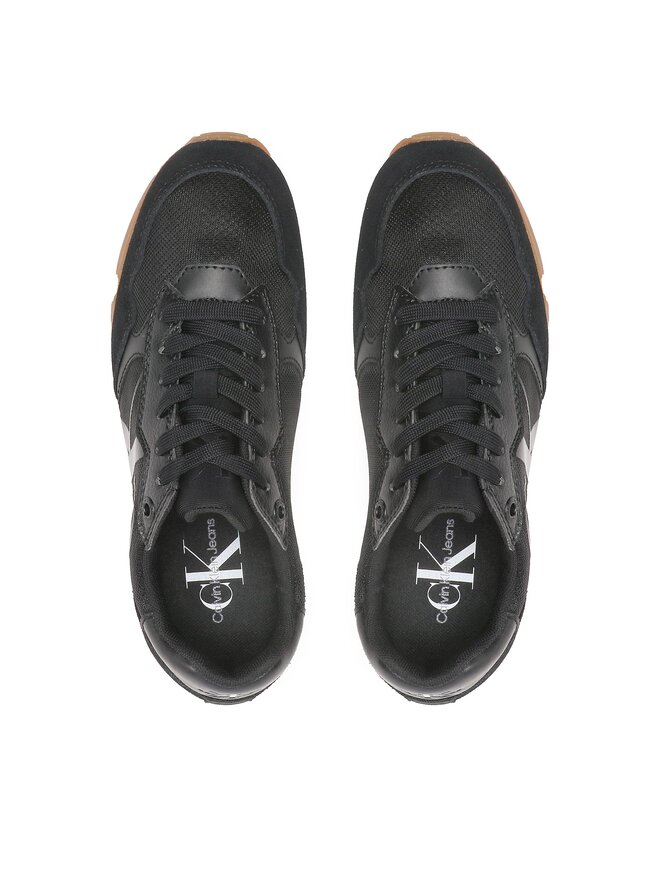 Calvin Klein Jeans Zapatillas Calvin Klein Jeans Toothy Runner Bold Mono W YW0YW00884 Negro