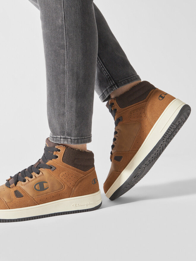 Champion Snīkeri Champion Rebound Mid Winterized Mid Cut S22131-YS008 Brūns