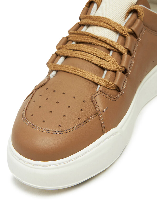 Max Mara Sneakersy Max Mara PUFFYGREEN 2424766172650 Brązowy