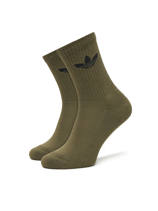 adidas Омплект 6 чифта дълги чорапи унисекс adidas Trefoil Cushion JY2680 Цветен