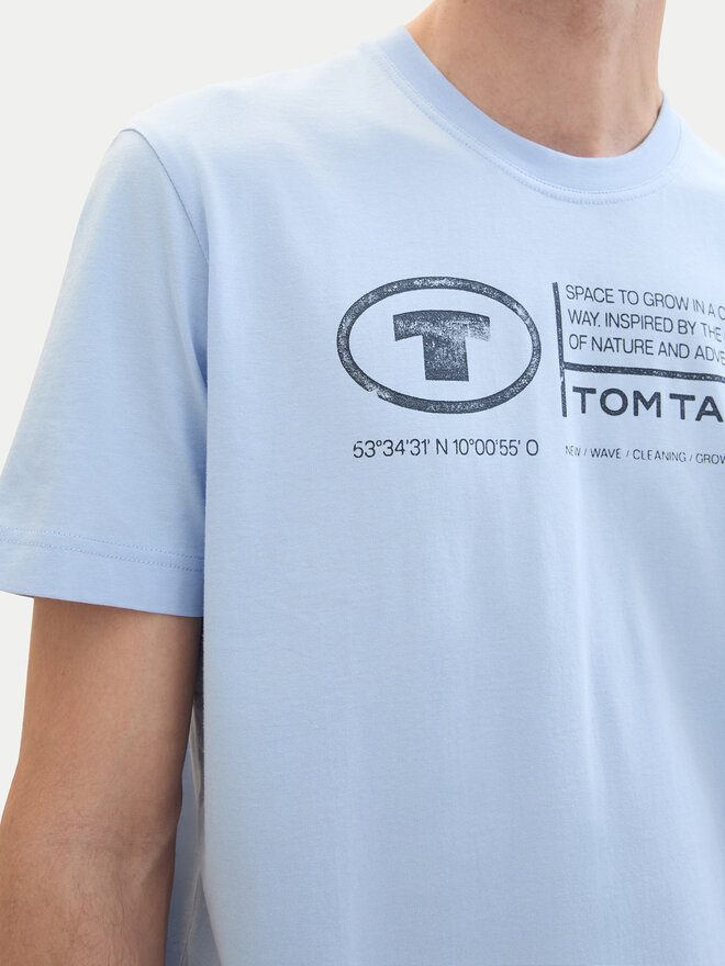 Tom Tailor Tom Tailor Marškinėliai 1035611 Mėlyna Regular Fit