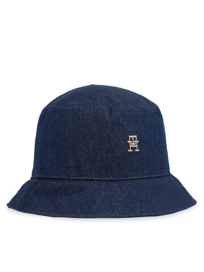Tommy Hilfiger Kapelusz Tommy Hilfiger Elevated Chic Denim Bucket Hat AW0AW17133 Granatowy