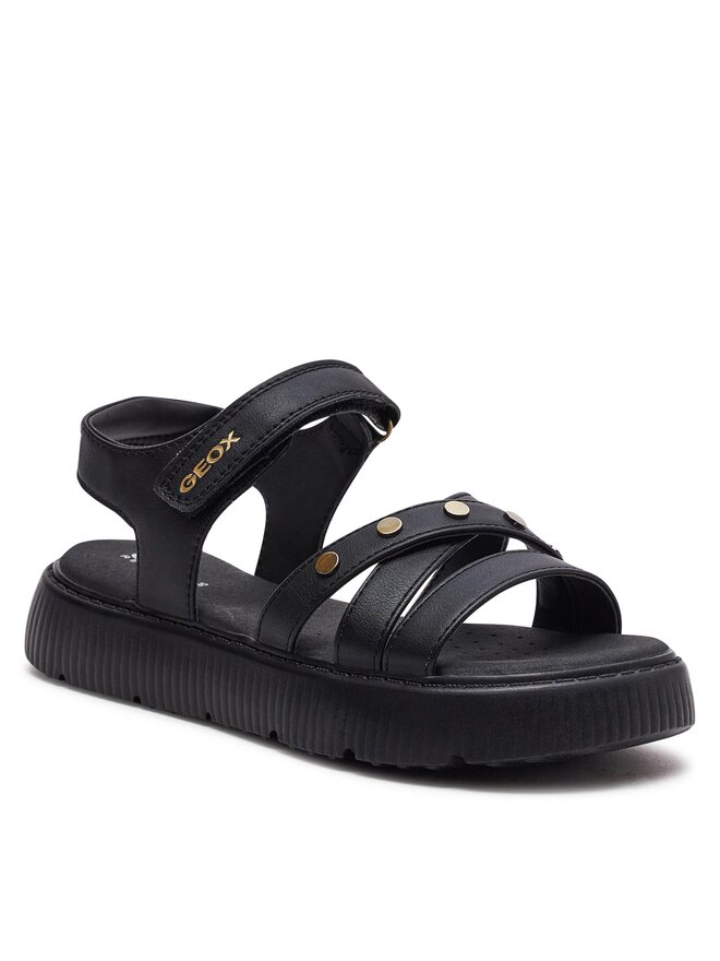 Geox Sandale Geox J Sandal Kodette Gir J45DBI 0003W C9999 D Crna