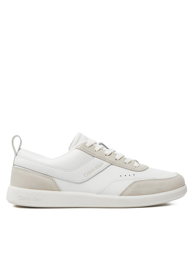 Calvin Klein Sneakers Calvin Klein Low Top Lace Up Lth Mix HM0HM00851 Weiß