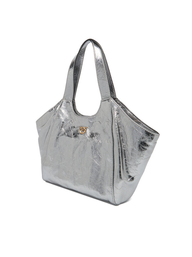 PINKO Táska PINKO Tote Mini Bag AI 25-26 PLTT 104645 A2OT Ezüst