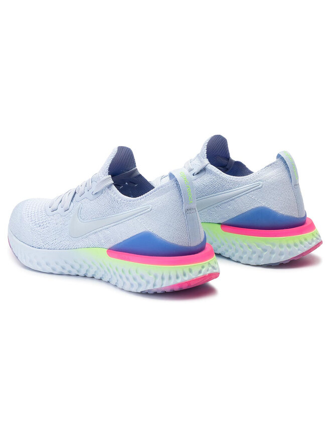 Chaussures de running Nike Epic React Flyknit 2 BQ8927 453 Bleu chaussures