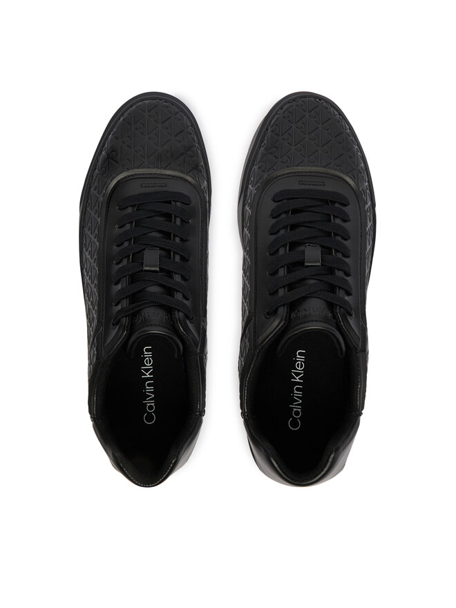 Calvin Klein Sneakers Calvin Klein Beasket Cup Oxf Lup Hf Aop Lth HM0HM02132 Schwarz