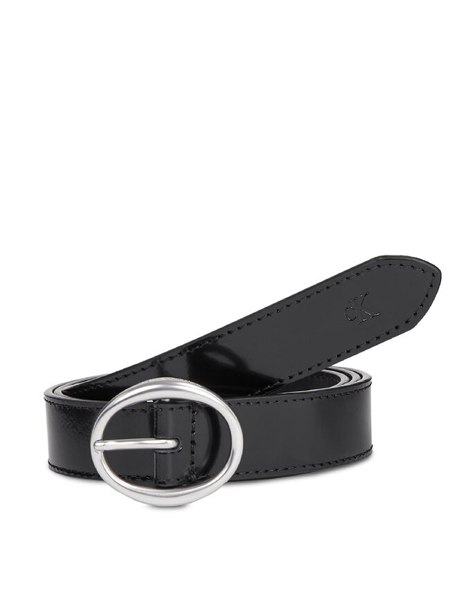 Calvin Klein Jeans Ζώνη Γυναικεία Calvin Klein Jeans Classic Round Lthr Belt25Mm K60K611985 Μαύρο