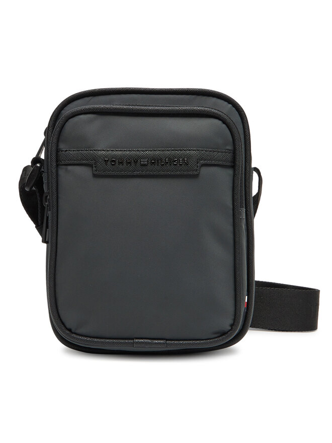 Tommy Hilfiger Umhängetasche Tommy Hilfiger Th Repreve Mini Reporter AM0AM13465 Grau