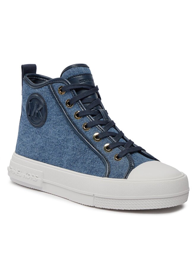 MICHAEL Michael Kors Tenisice MICHAEL Michael Kors Evy High Top 43R4EYFS6D Plava